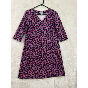 Haley and the Hound V-Neck Animal Print Dress M